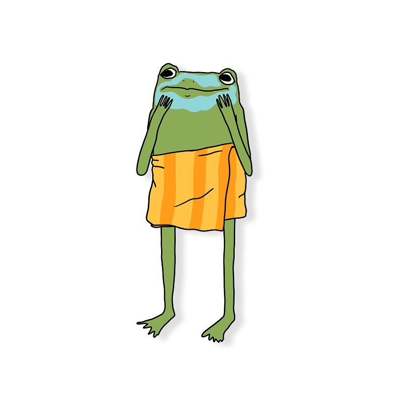 skincare frog