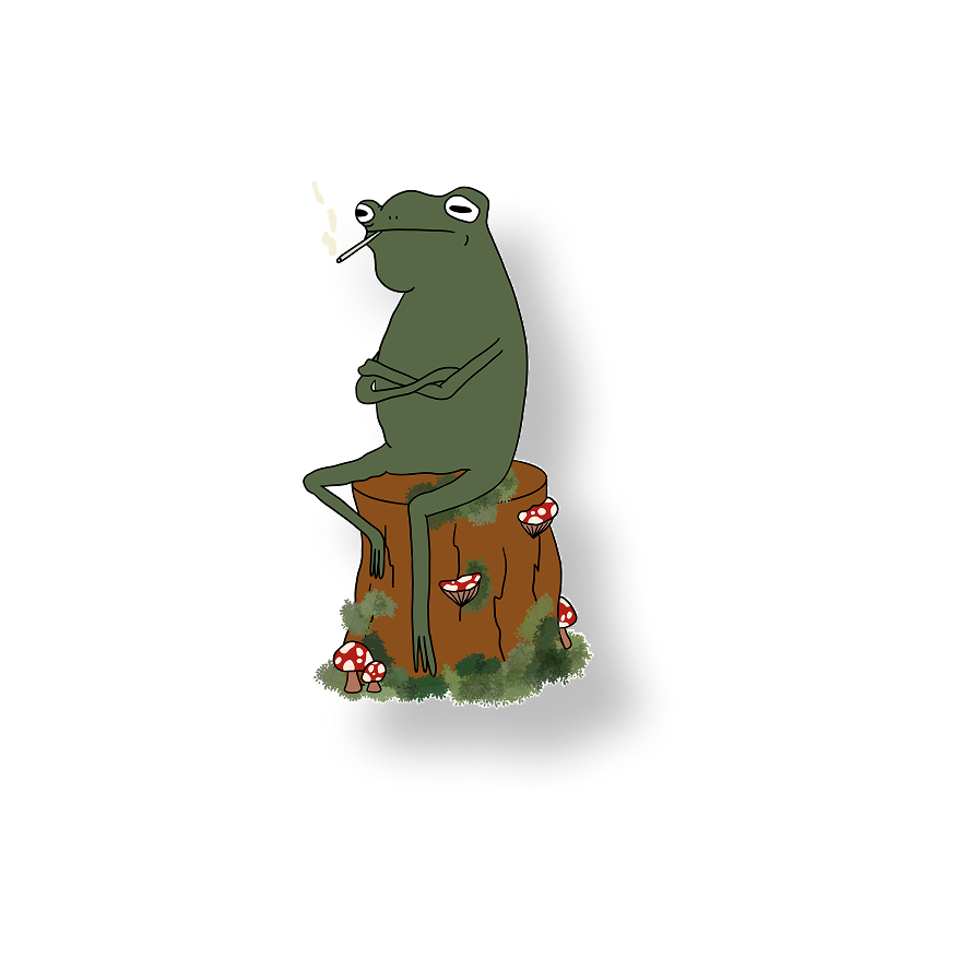 smokin on a stump frog