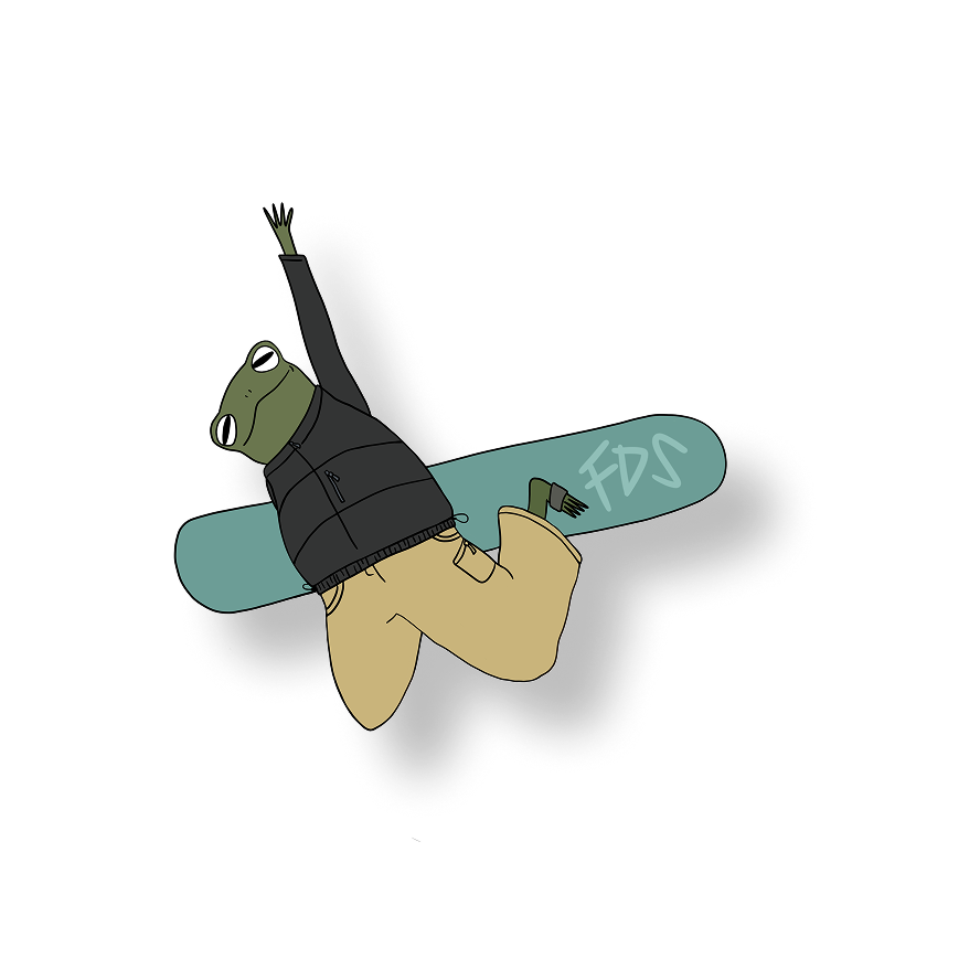 snowboarding method frog