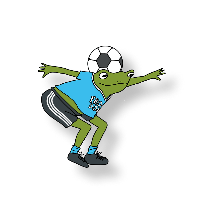 soccer trick frog