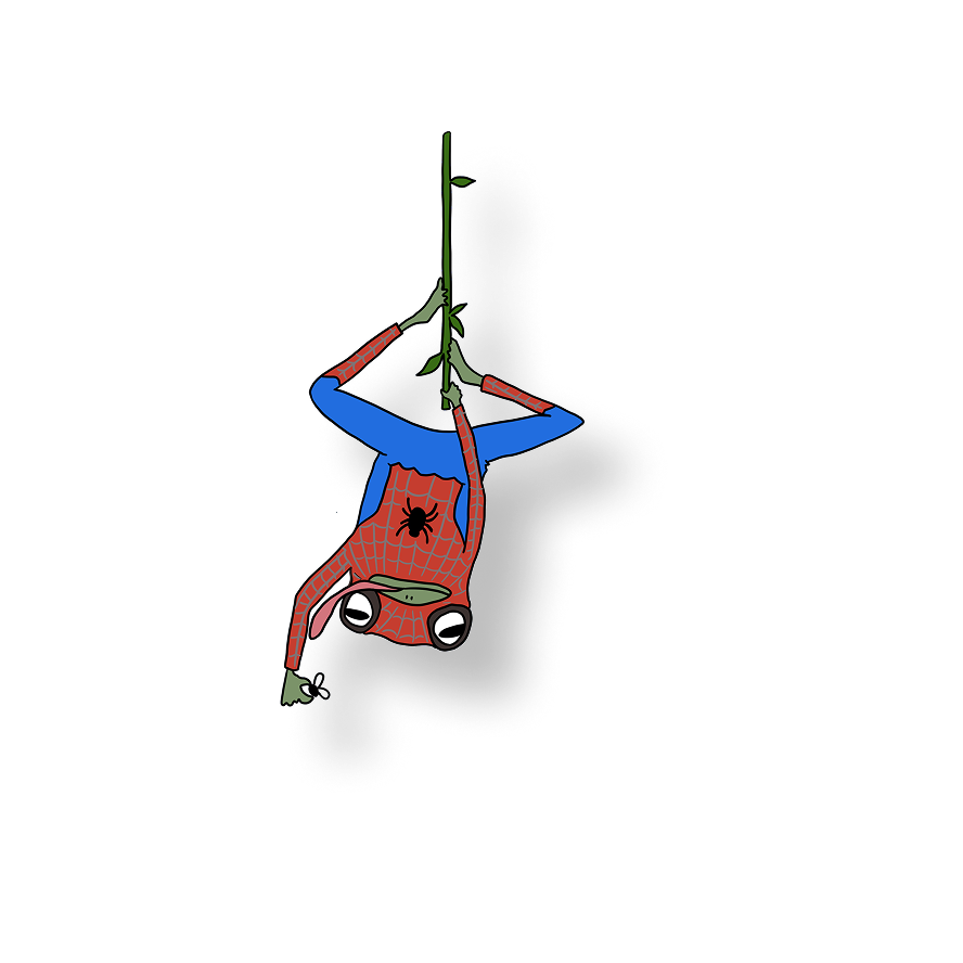 spider man frog