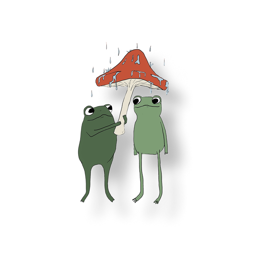 umbrella frogs