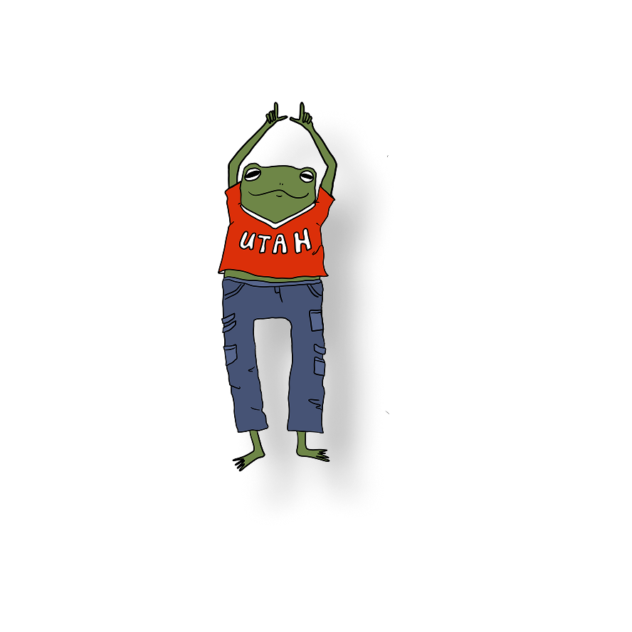 utes fan frog
